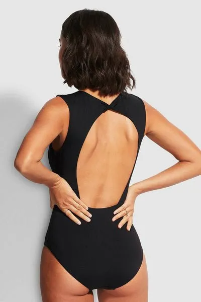 ACTIVE  DEEP V NECK MAILLOT