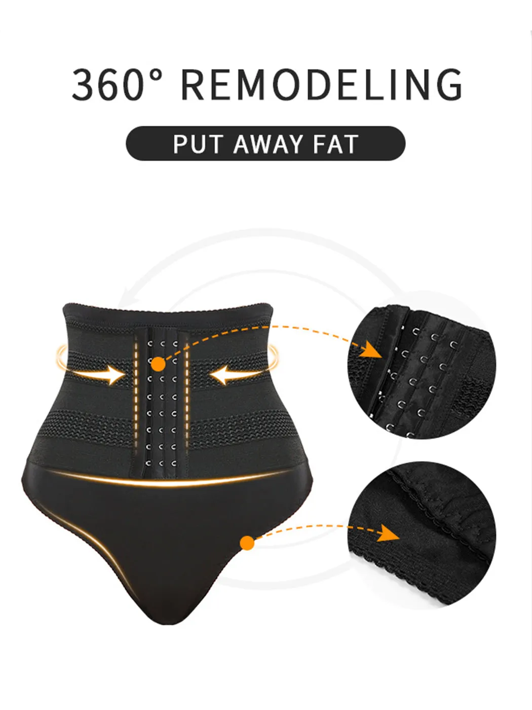 Adjustable High Waist Tummy Control Briefs