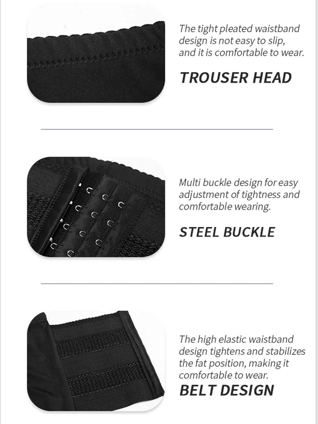 Adjustable High Waist Tummy Control Briefs