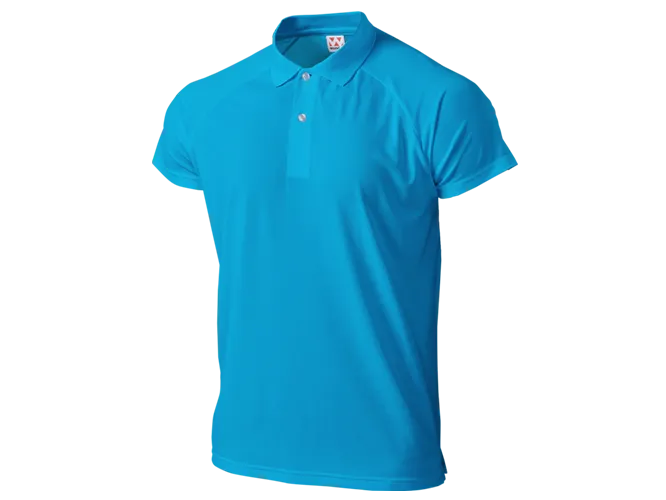 (Adult Size) Super Lightweight Dry Raglan Polo Shirt