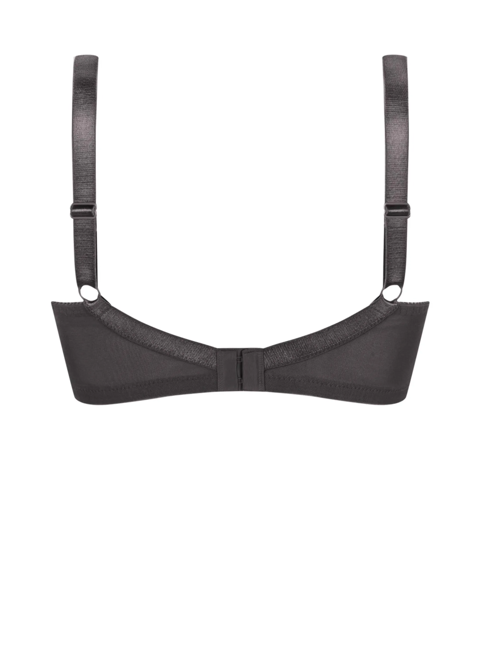 Amoena Nancy Front Fastening Mastectomy Bra - Dark Grey