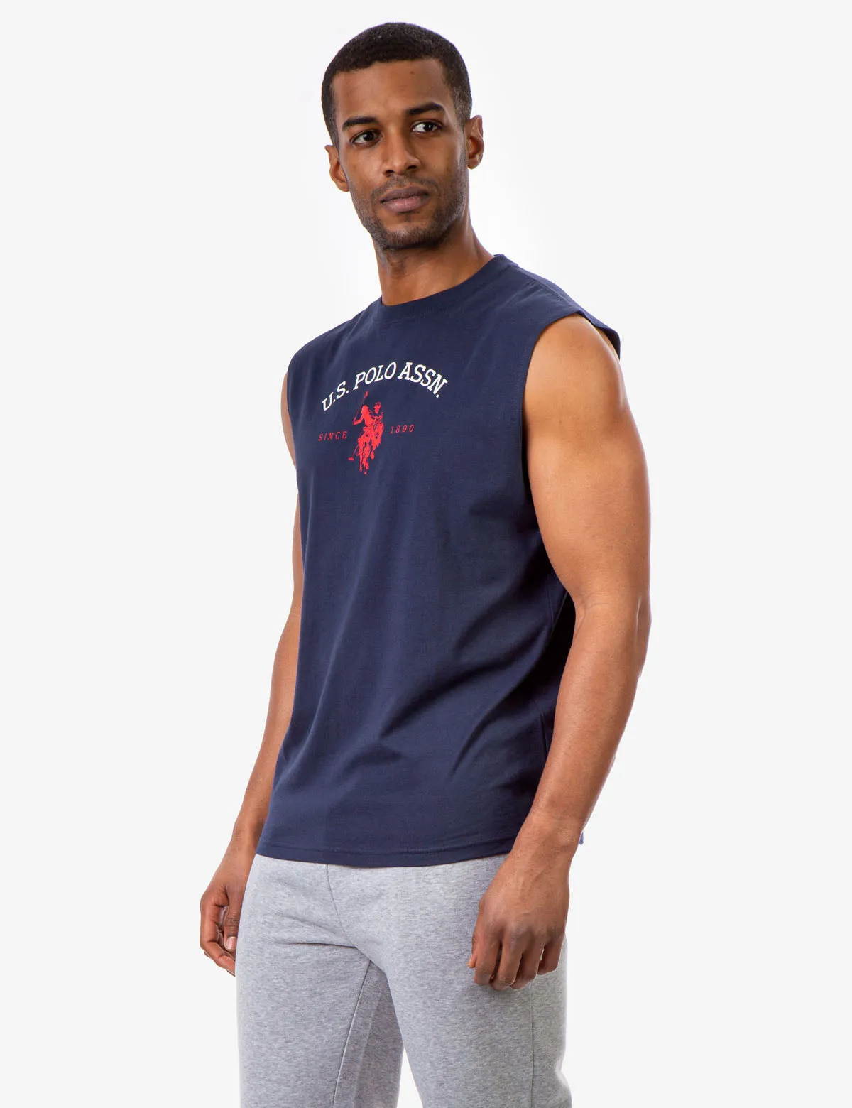 ARCHED LOGO MUSCLE TANK