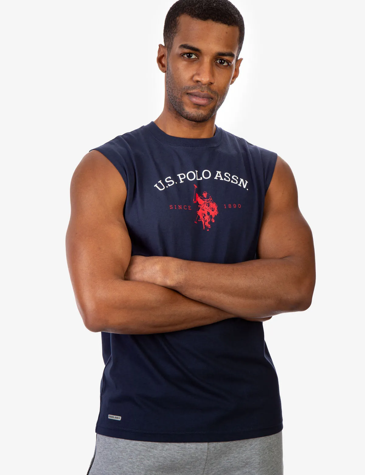 ARCHED LOGO MUSCLE TANK