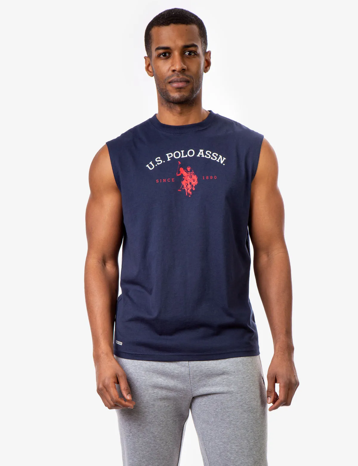 ARCHED LOGO MUSCLE TANK