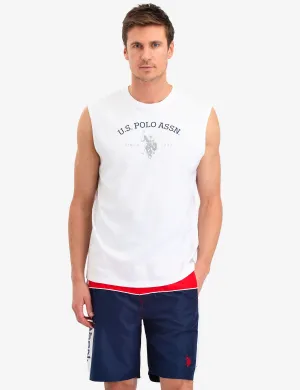 ARCHED LOGO MUSCLE TANK