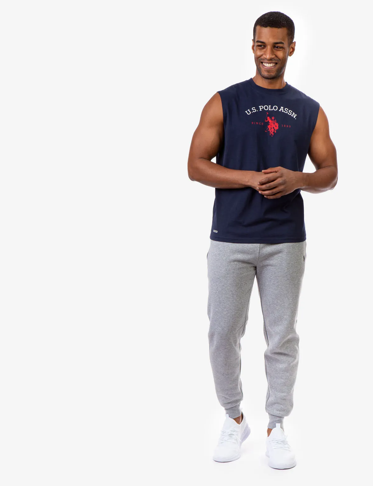 ARCHED LOGO MUSCLE TANK