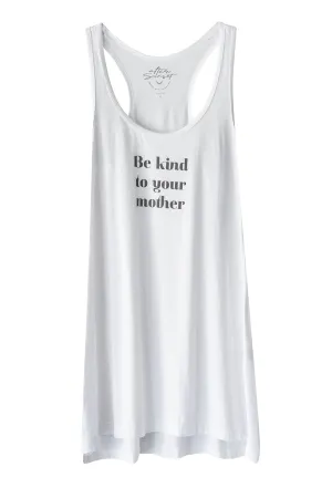 BE KIND TO YOUR MOTHER SLEEP DRESS  STARLIGHT WHITE