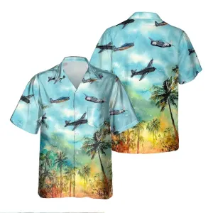 Grumman TBF - TBM Avenger Hawaiian Shirt, Hawaiian Shirt for Men Dad Veteran, Patriot Day, Aircraft Shirt