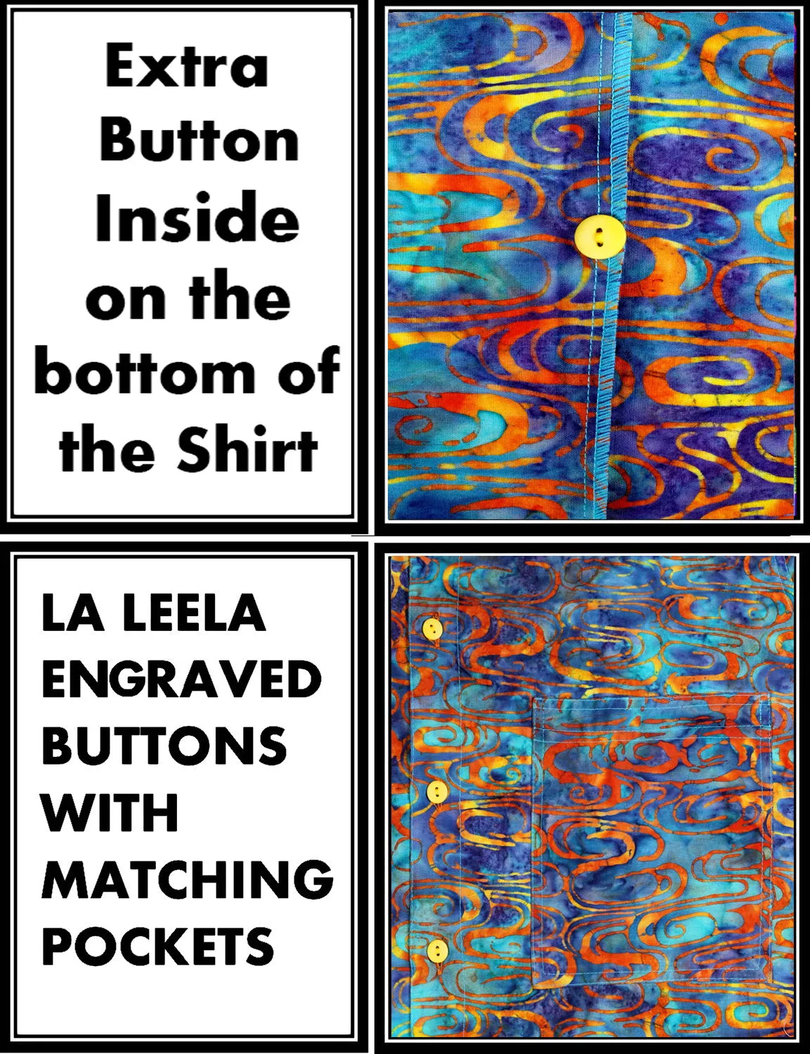 LA LEELA Men's Wear Summer Everyday Essentials Shirt 100% NATURAL COTTON  Blue Hawaiian Aloha shirt R_Blue_Turquoise_Orange