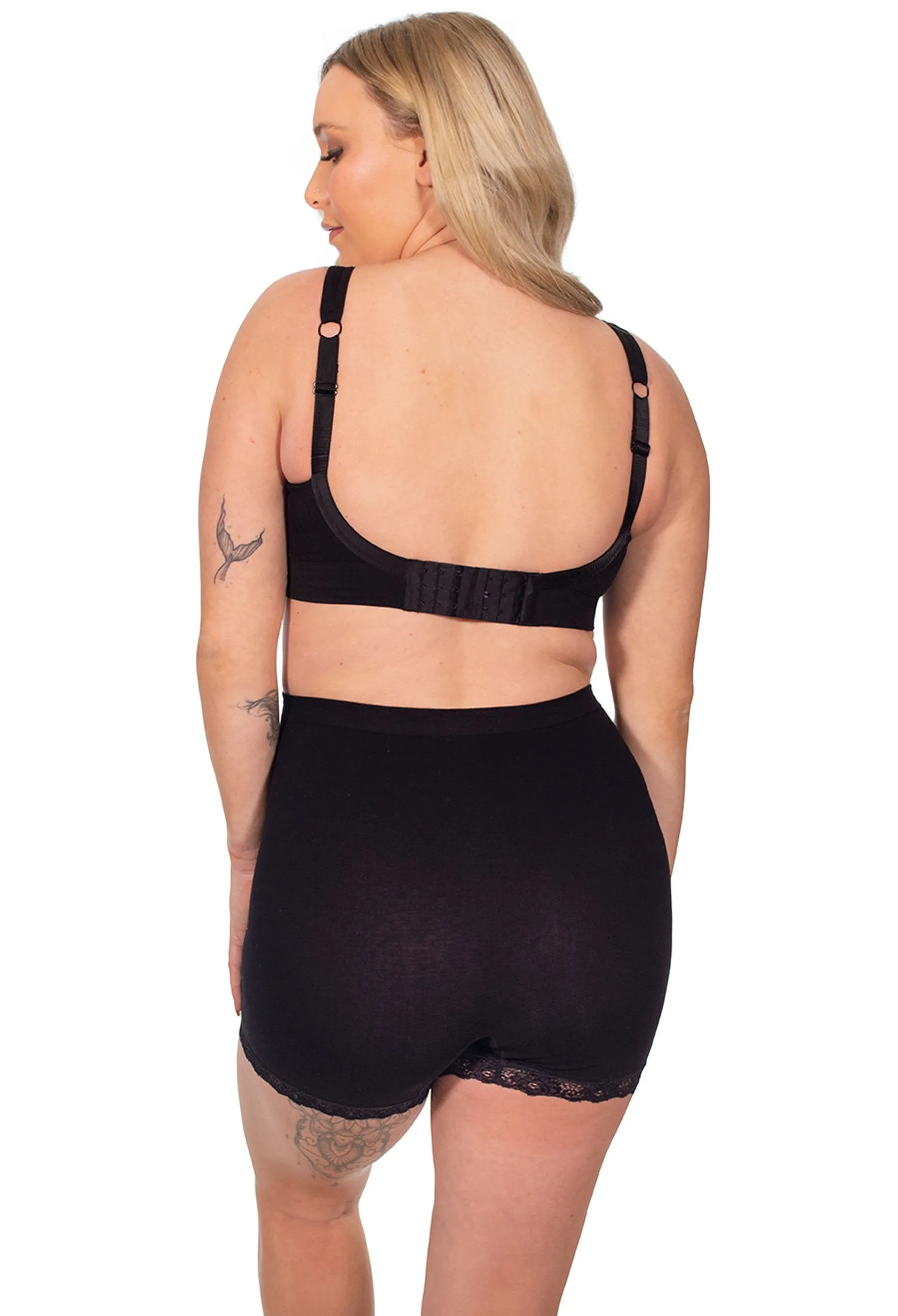 Lightweight Wire Free Pregnancy Bra   Band Extender Set