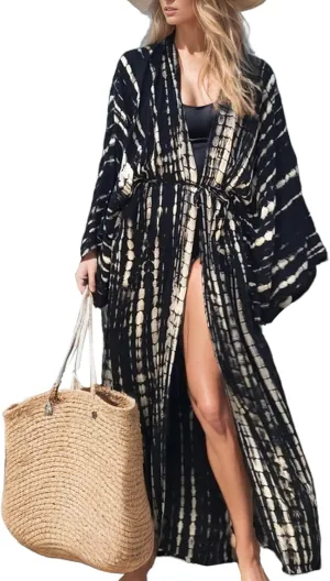 Long Kimonos Swimsuit Cover ups for Women Plus Size Maternity Swimwear Coverup Beach Wear Vacation Outfits