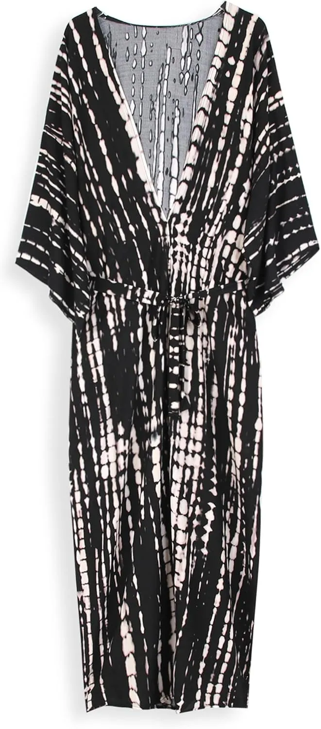 Long Kimonos Swimsuit Cover ups for Women Plus Size Maternity Swimwear Coverup Beach Wear Vacation Outfits