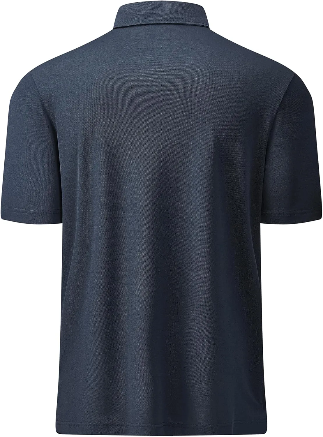Mens Golf Shirt Short Sleeve Moisture Wicking Dry Fit Performance Solid Casual Pique Collared Golf Polo Shirts for Men