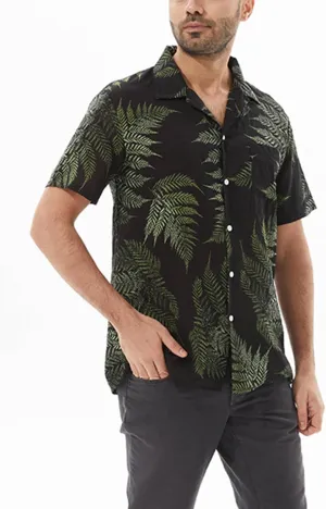 Men's Hawaiian Striped Summer Shirts Button Down Short Sleeve Casual Beach Vacation Shirt