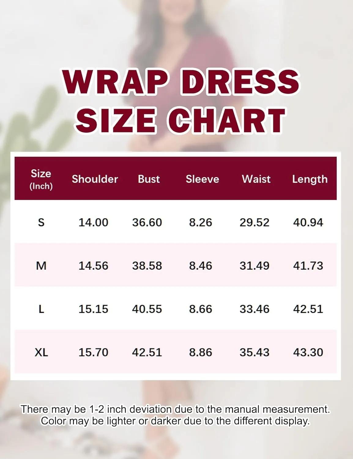 MIDNIGHTSUN Women's Wrap Dress V Neck Short Sleeve Waist Tie Ruffle Split Midi Casual Dress