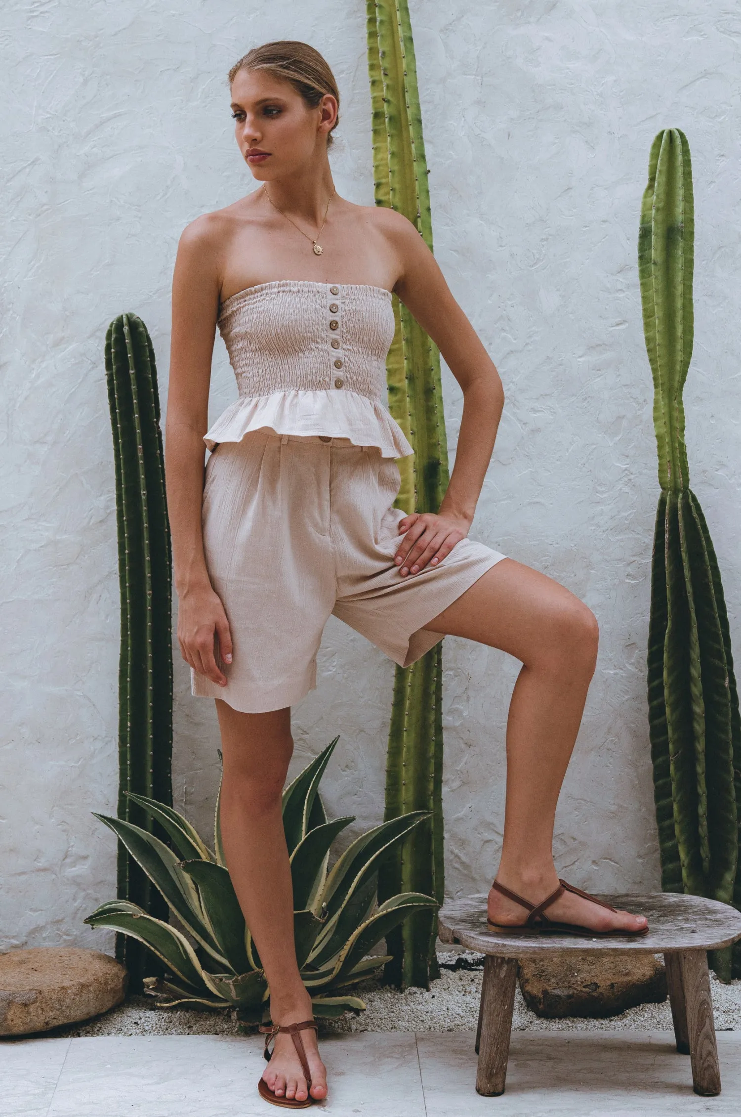 Mykonos Linen Shorts