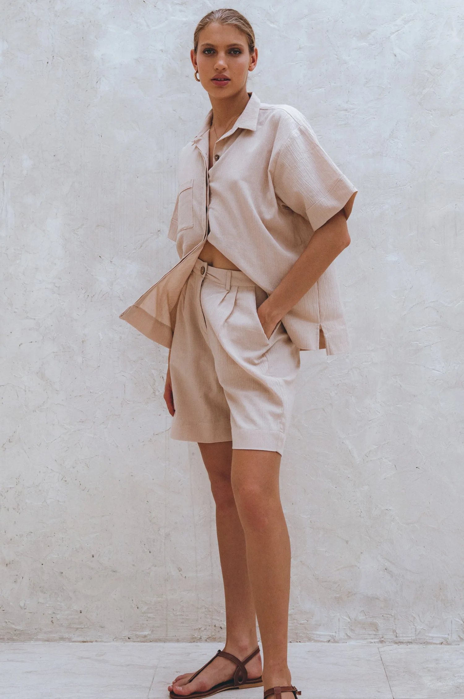 Mykonos Linen Shorts