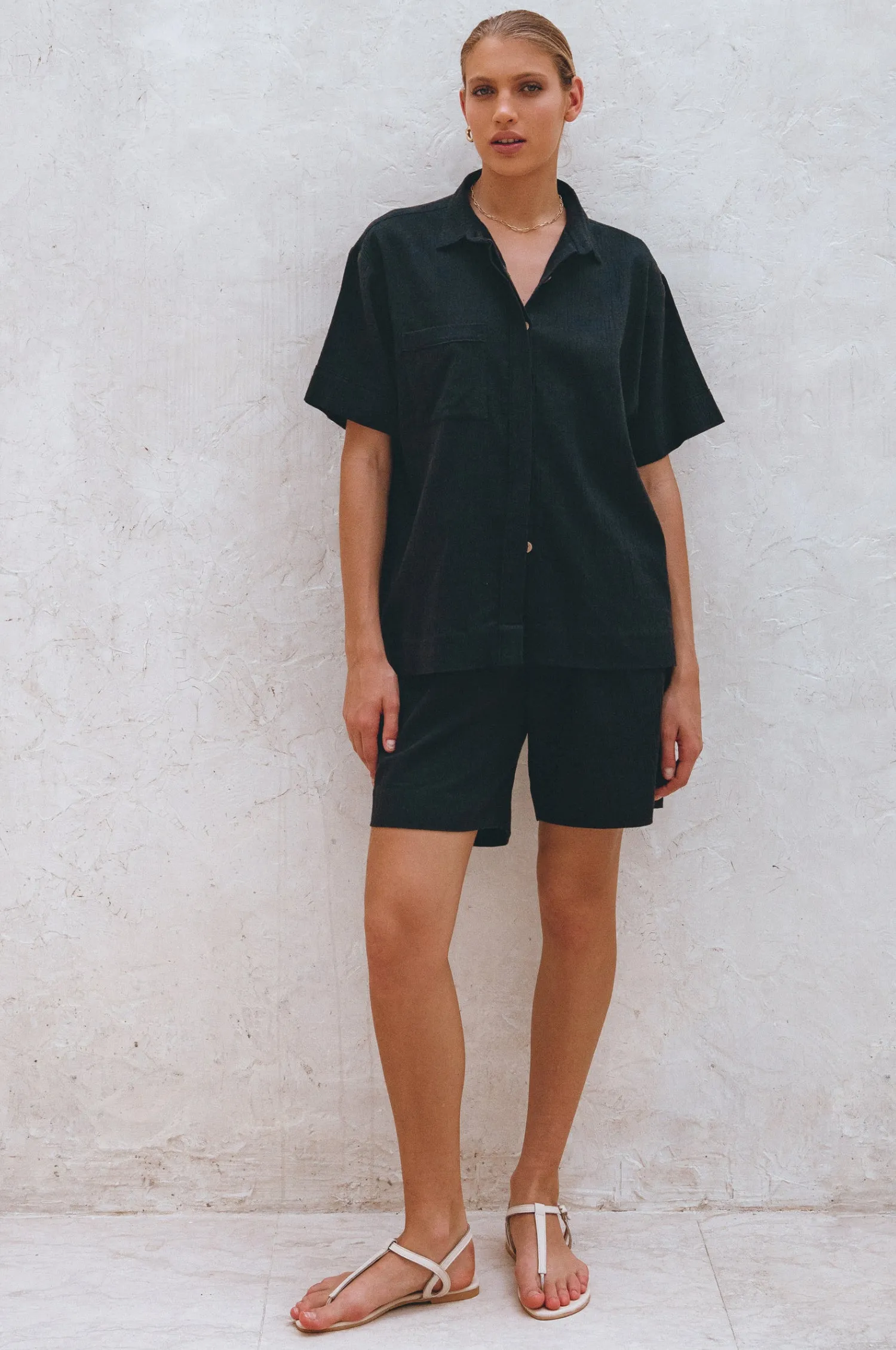 Mykonos Linen Shorts