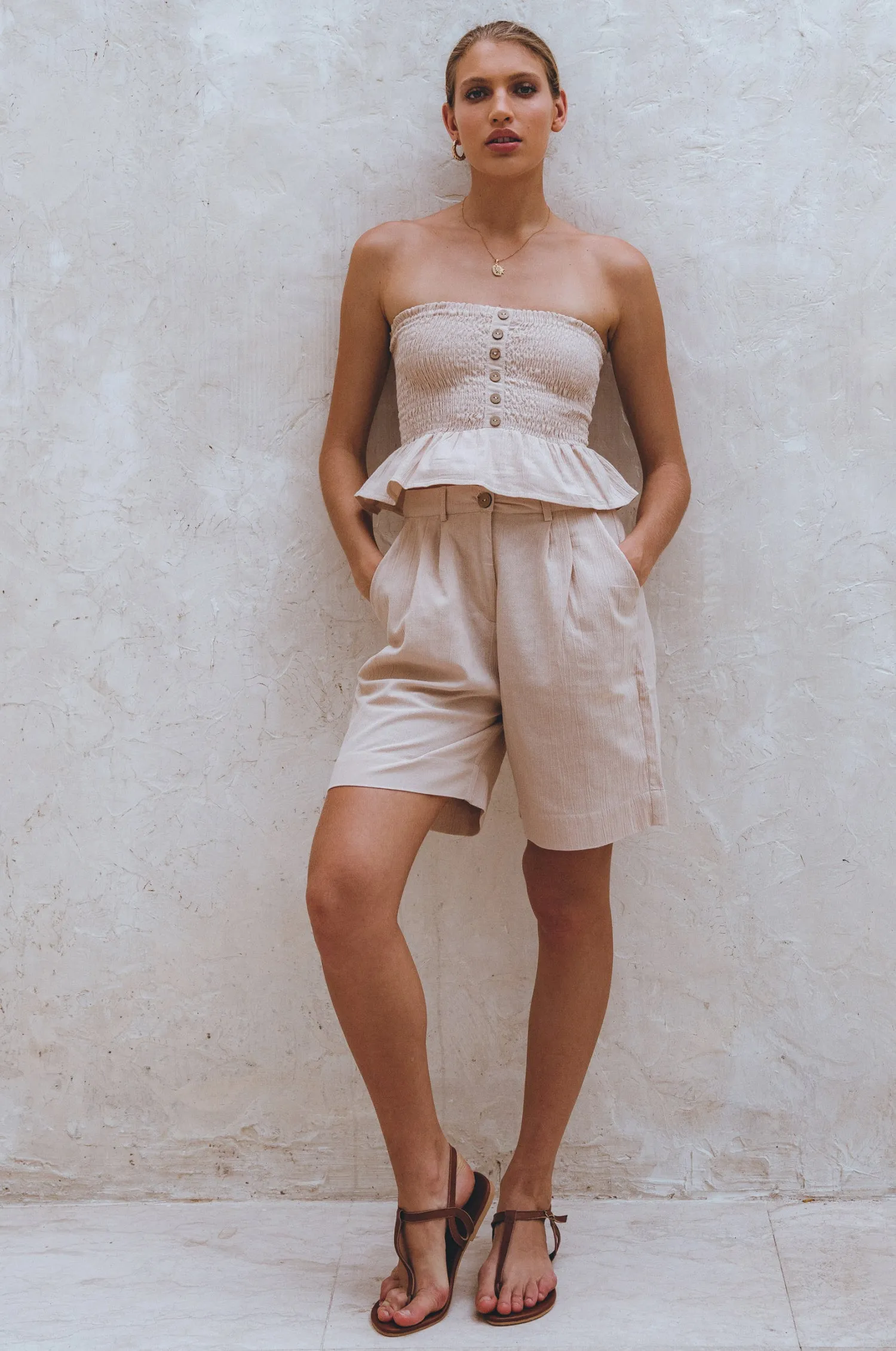 Mykonos Linen Shorts