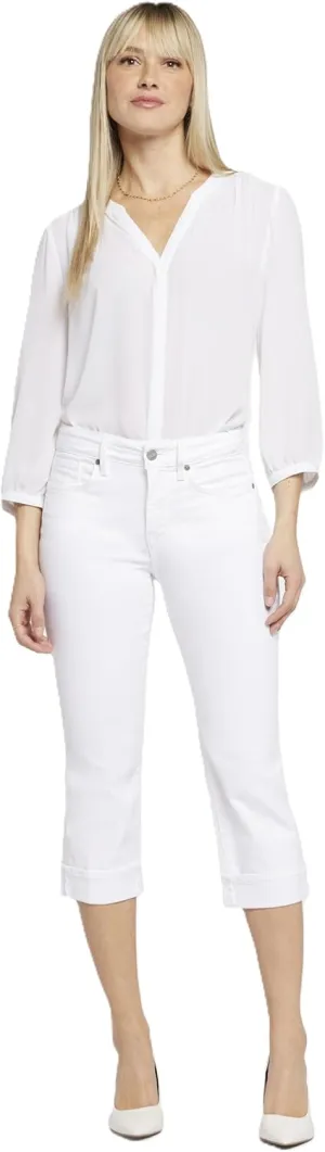 NYDJ Women's Marilyn Straight Cuff Cropped Slimming Jeans