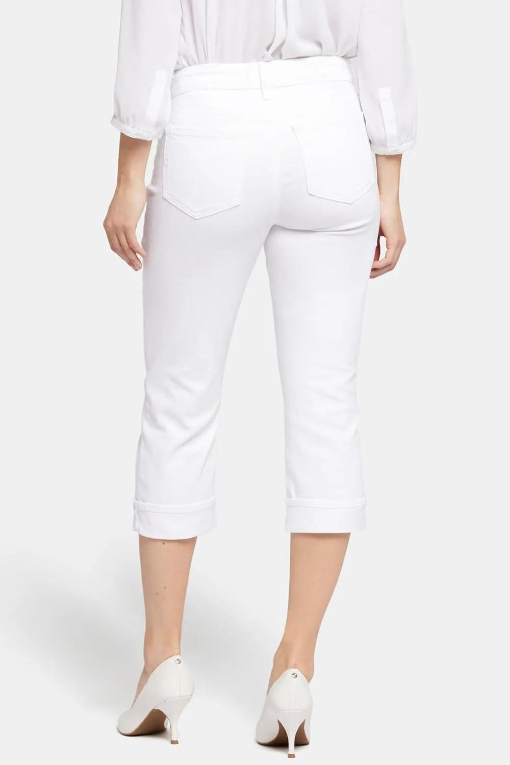 NYDJ Women's Marilyn Straight Cuff Cropped Slimming Jeans