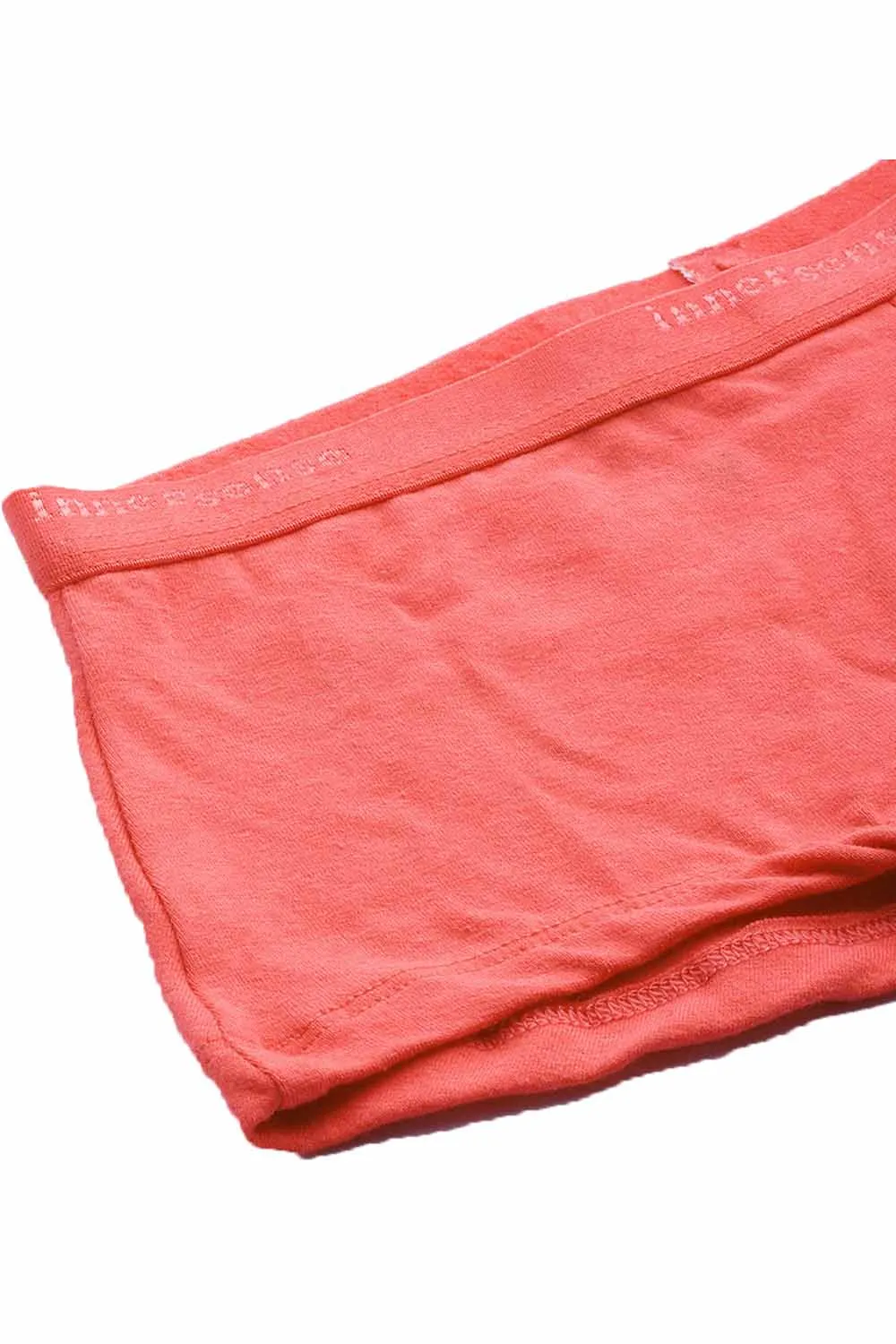 Organic Cotton  Antimicrobial  Seamless Side Support Bra & Panty Set-ISBP057-Pink Lace Print-