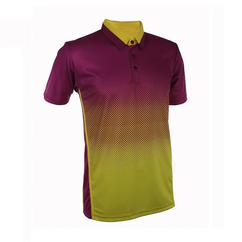 Quick Dry Sublimation Print Polo T-shirt
