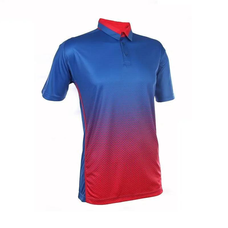 Quick Dry Sublimation Print Polo T-shirt