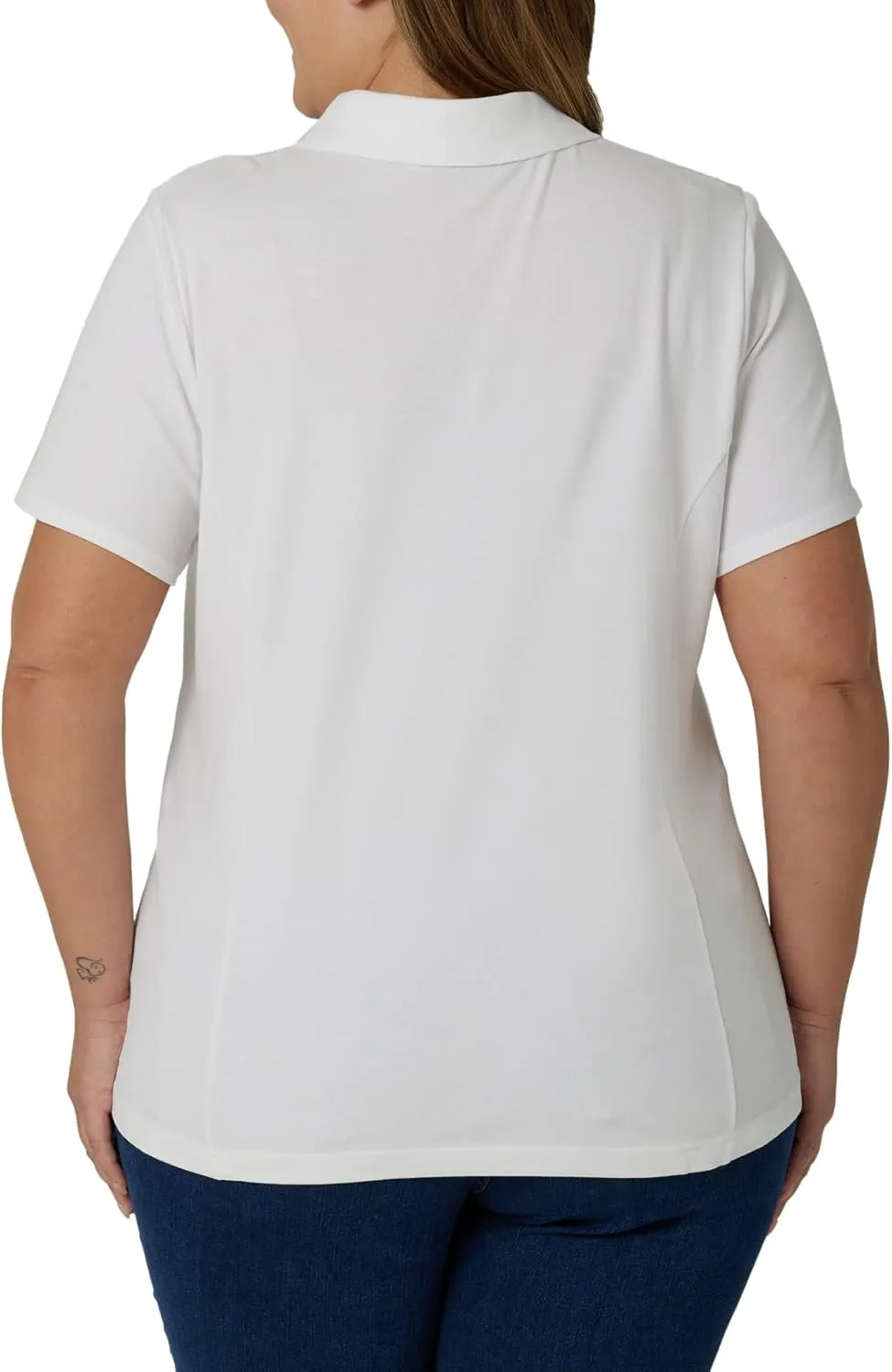 Riders by Lee Indigo Women's Plus Size Short Sleeve Polo Shirt