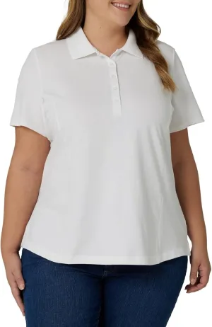 Riders by Lee Indigo Women's Plus Size Short Sleeve Polo Shirt