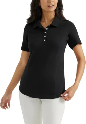 Riders by Lee Indigo Women's Short Sleeve Polo Shirt