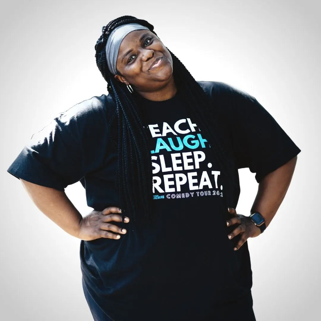 Teach Laugh Sleep Repeat T-Shirt - Black