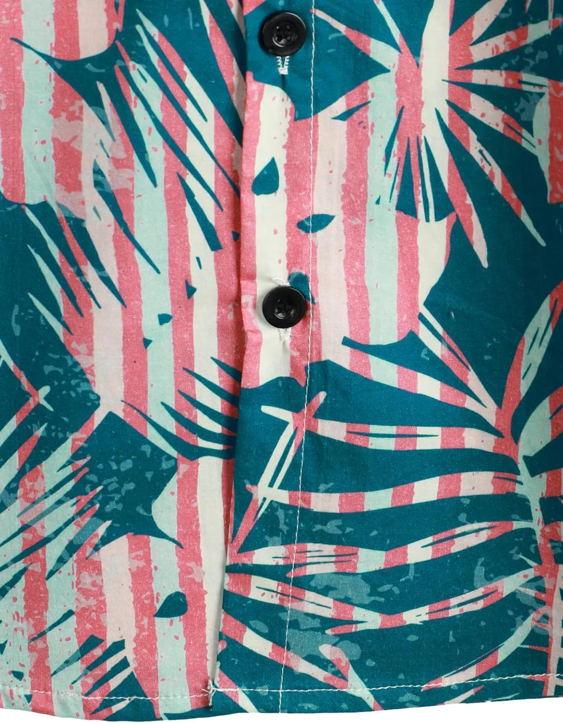 VATPAVE Mens Floral Hawaiian Shirt Casual Button Down Short Sleeve Aloha Beach Shirts